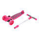 Самокат дитячий триколісний NILS FUN HLB02 PINK (16-51-075)