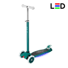 Дитячий самокат HLB1310 LED NILS FUN зелений (16-51-097)