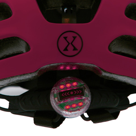 Шолом з LED-підсвіткою NILS EXTREME MTW01 рожевий (16-70-081)