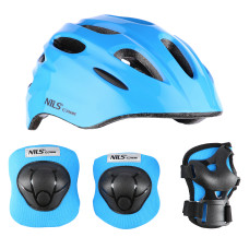 Шолом і захист Nils Extreme MTW01+H210 синій, розмір S (16-70-330)