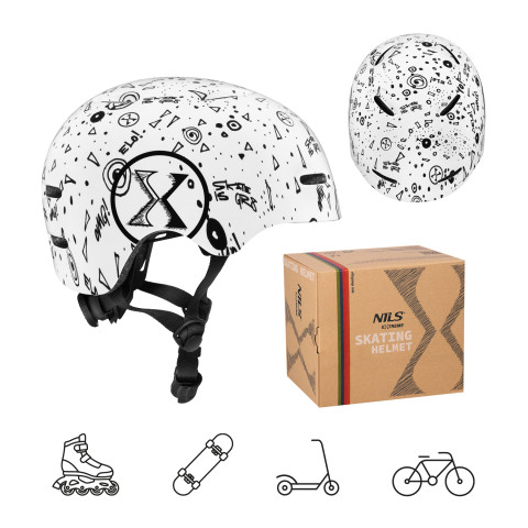 Шолом NILS EXTREME MT311 білий L (58-61см) (16-70-386)