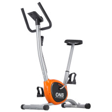 Велотренажер механічний One Fitness RW3011 срібно-оранжевий (17-00-010)