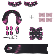 Електростимулятор м'язів преса та сідниць HMS ABS Master Pro Multi Set (17-22-272)