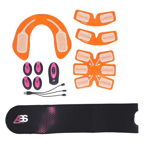 Електростимулятор м'язів преса та сідниць HMS ABS Master Pro Multi Set (17-22-272)