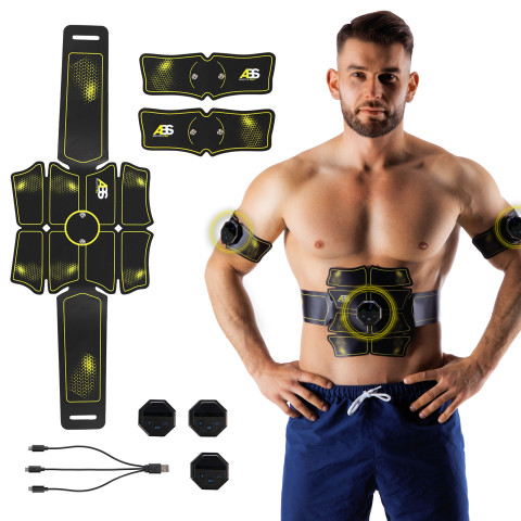 Електростимулятор м'язів преса та рук HMS ABS Master Pro Super (17-22-275)
