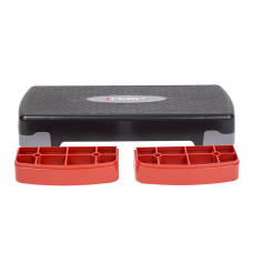 Степ-платформа для аеробіки HMS AS003 BLACK/GRAY/RED (17-44-008)