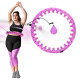 Хула-хуп з обважнювачем HMS HHW12 Plus Size фіолетовий (17-44-620)