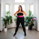 Хула-хуп з обважнювачем HMS HHW12 Plus Size фіолетовий (17-44-620)