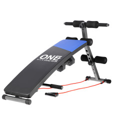 Скошена лавка для вправ ONE FITNESS L5538B (17-53-120)