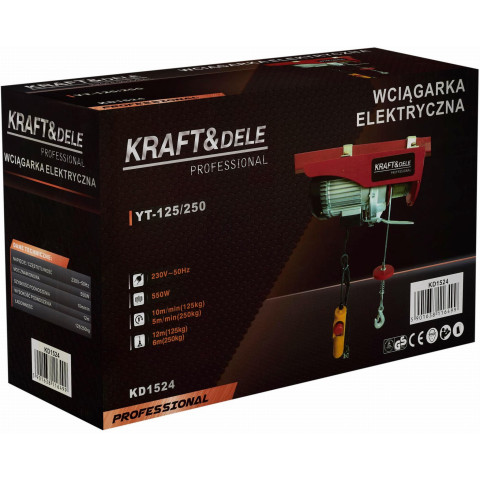 Електрична канатна лебідка KRAFT&DELE (KD1524)