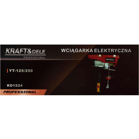 Електрична канатна лебідка KRAFT&DELE (KD1524)