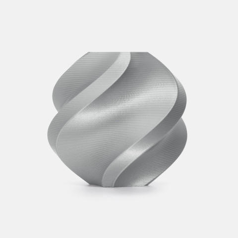 Філамент без котушки Bambu Lab PLA Basic 1 кг Silver 10102 (A00-D1-1.75-1000-SPLFREE)