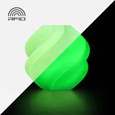 Філамент з котушкою Bambu Lab PLA Glow 1 кг Glow Green 15500 (A12-G0-1.75-1000-SPL)