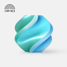 Філамент з котушкою Bambu Lab PLA Silk Multi-Color 1 кг Blue Hawaii (Blue-Green) 13904 (A05-T4-1.75-1000-SPL)