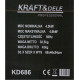 Інверторний генератор KRAFT&DELE 4,9 кВт (KD686)