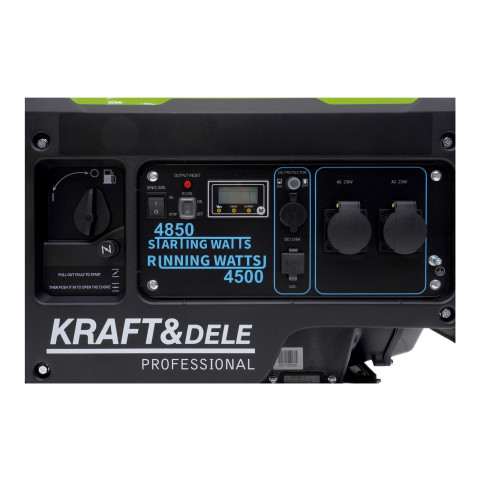 Інверторний генератор KRAFT&DELE KD688, 4,5/4,85 кВт (: KD688)