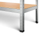Металевий складський стелаж Marbo 180×80×30 см, 5 полиць, 100 кг на полицю (24287)