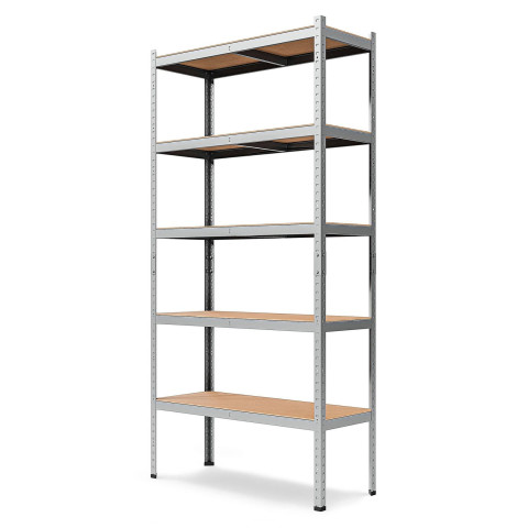 Металевий складський стелаж Marbo Strong II, 180×120×45 см, 5 полиць, 1500 кг (25520)