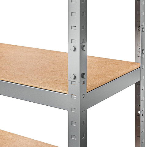 Металевий складський стелаж Marbo 200×110×50 см, 5 полиць, 1500 кг (25527)