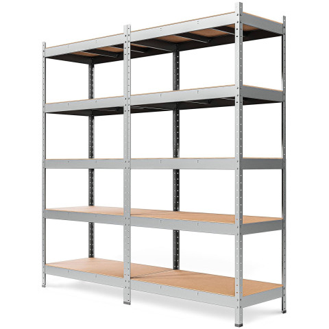 Металевий складський стелаж Marbo 200×120×60 см, 5 полиць, 2000 кг (25755)