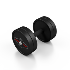 Сталева прогумована гантеля Marbo Sport 17,5 кг (26322)