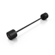 Штанга пряма гумована Marbo Sport, 45 кг (26878)
