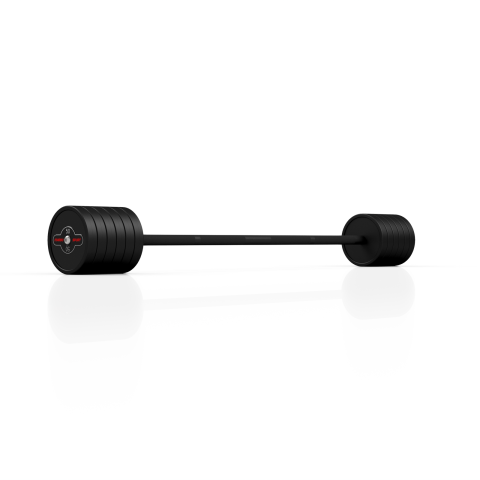 Штанга пряма гумована Marbo Sport, 50 кг (26879)