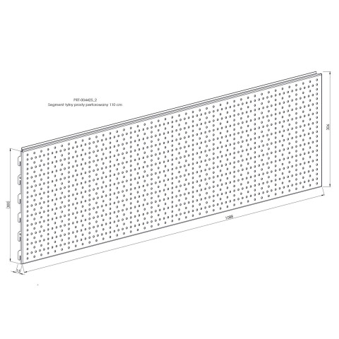 Елемент стелажа Marbo 110×30 см (29471)