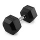 Гантель гумована шестигранна UpForm, 22,5 кг (30085)