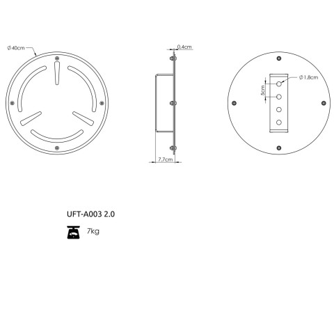 Мішень для силових рам UpForm RIG COMPACT 60x60 (30442)