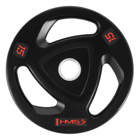 Диск олімпійський 50мм HMS TOX15 чорний 15кг (17-61-094)