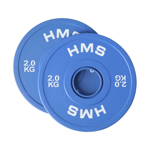 Диск олімпійський бамперний HMS CBRS20 2x2.0кг (17-61-110)