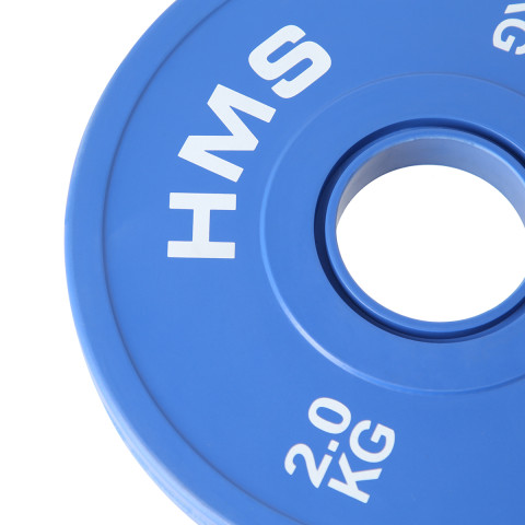 Диск олімпійський бамперний HMS CBRS20 2x2.0кг (17-61-110)