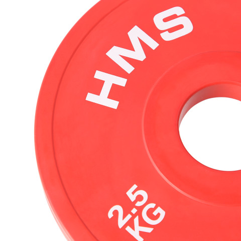 Диск олімпійський бамперний HMS CBRS25 2x2.5кг (17-61-111)