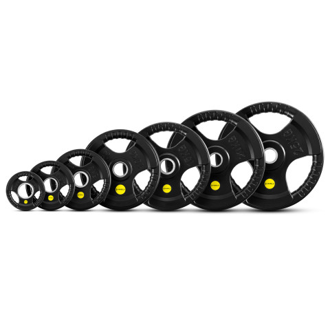 Олімпійський диск обгумований 15 кг HMS TOK15 PRO TALERZ OLIMPIJSKI OGUMOWANY чорний (17-61-176)