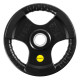 Олімпійський диск обгумований 15 кг HMS TOK15 PRO TALERZ OLIMPIJSKI OGUMOWANY чорний (17-61-176)