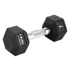 Обгумовані гантелі HEX PRO 7 KG HMS (17-66-106)
