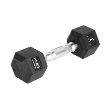 Обгумовані гантелі HEX PRO 3 кг HMS (17-66-108)