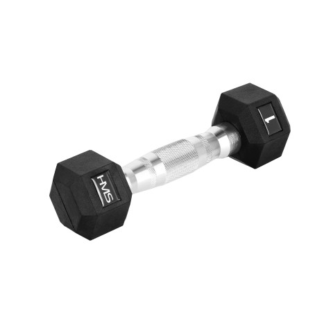 Обгумовані гантелі HEX PRO 1 KG HMS (17-66-109)