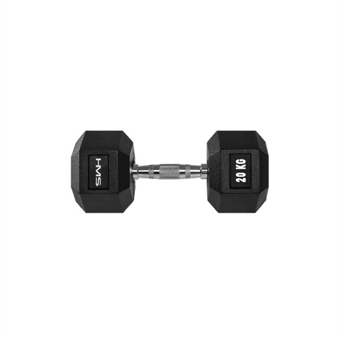 Гантель з фіксованою вагою HMS HEX Pro 20кг (17-66-119)