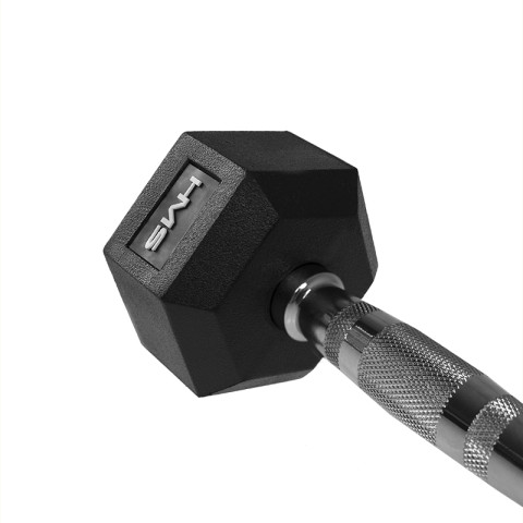Гантель з фіксованою вагою HMS HEX Pro 20кг (17-66-119)