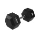 Гантель з фіксованою вагою HMS HEX Pro 40кг (17-66-127)