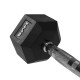 Гантель з фіксованою вагою HMS HEX Pro 40кг (17-66-127)